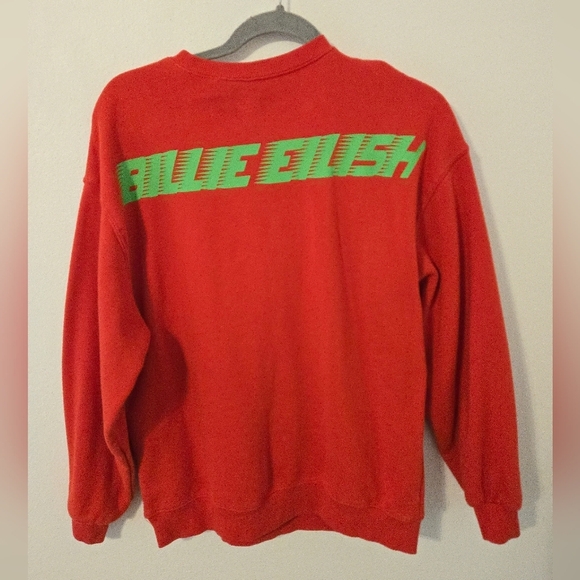 Divided H&M Label BILLIE EILISH Concert Tour Womens Size Small Sweatshirt Merch - Picture 2 of 6